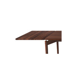 PURE Dining Table L190 incl. 2 Extension Leaves, natural oiled walnut, Bruunmunch Furniture
