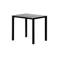 6700 Piloti Wood Coffee Table, black lacquered oak, Fredericia Furniture