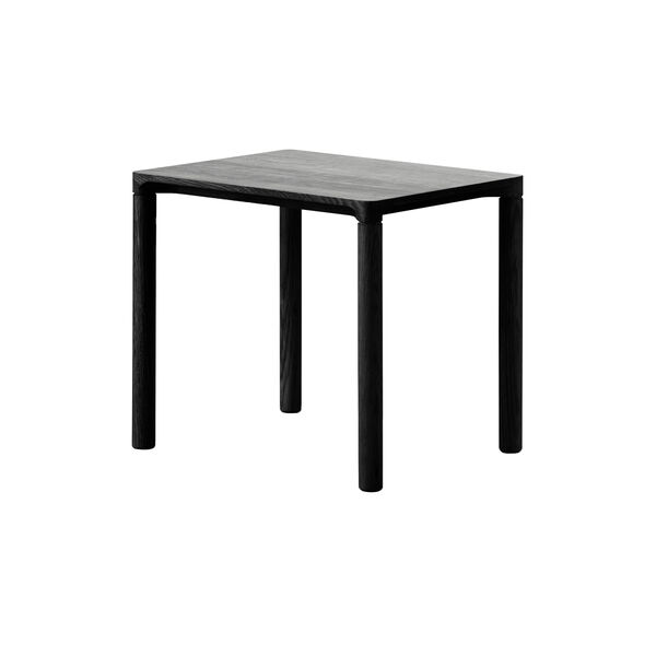 6700 Piloti Wood Coffee Table, black lacquered oak, Fredericia Furniture