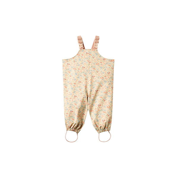 Rainwear Charlo Overall, flowers and seashells, Wheat