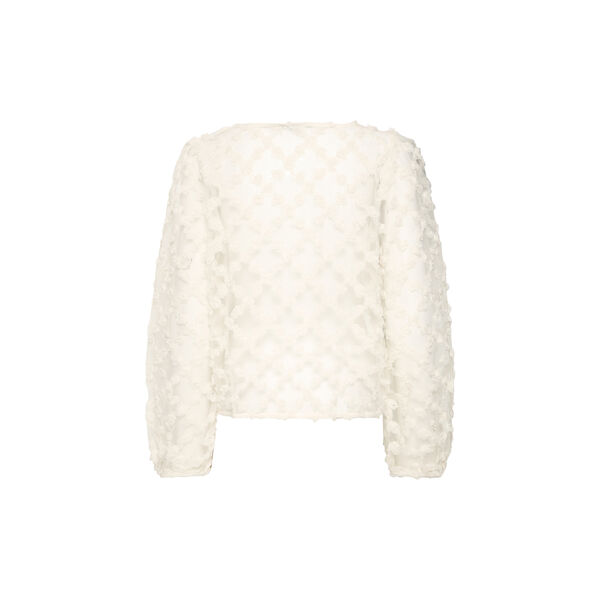 IHELKI Blouse, almond milk, ICHI