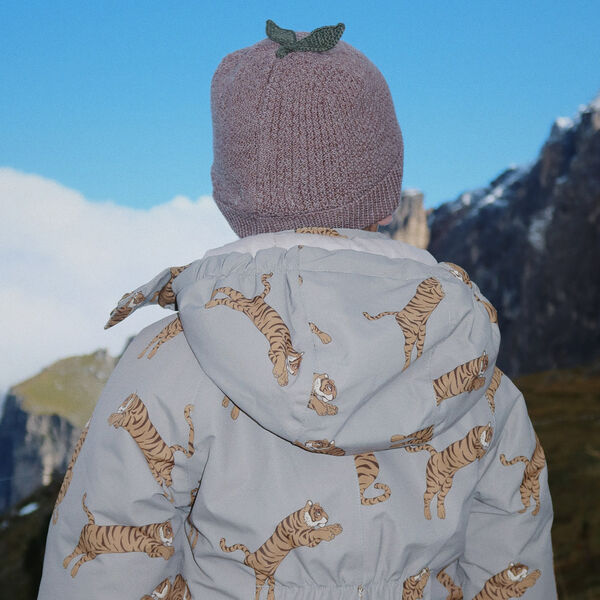 Fruity Beanie, bunny brown melange, Konges Sløjd