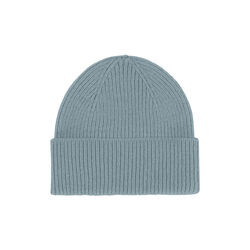 Merino Wool Beanie, stone blue, Colorful Standard