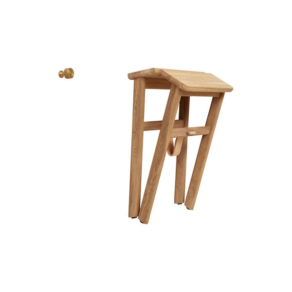 Angle Foldable Stool, oiled oak, Form & Refine