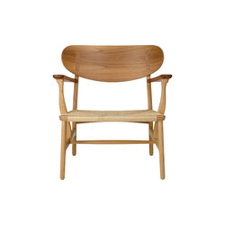 CH22 Loungestol, oljad teak/ek/natur, Carl Hansen & S&oslash;n