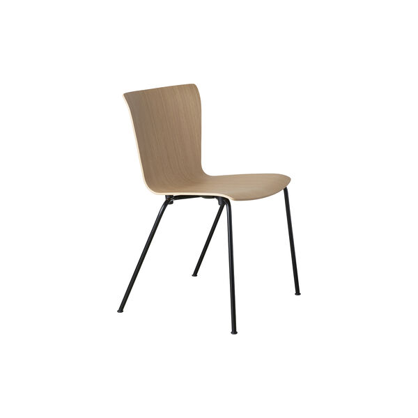 VM110 Vico Duo matbordsstol, lackerad ek/svart, Fritz Hansen