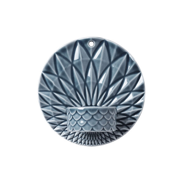 Pipanella Wall Votive Scales v&auml;mreljusstake - v&auml;ggh&auml;ngd, midnight, Dottir Nordic Design