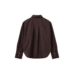 MASHASW STRIPED OVERSIZE SHIRT, dark plum, Sofie Schnoor