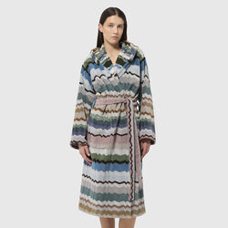Eva Hooded Bathrobe, 100 multicolour, Missoni Home