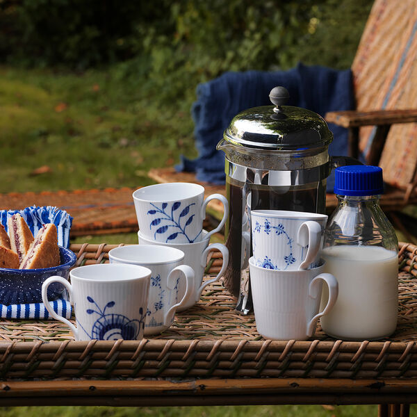 Blue Fluted Mega mugg, 38 cl, 2 st., Royal Copenhagen