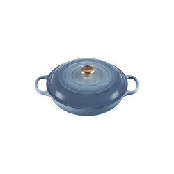 Signature gjutj&auml;rn buff&eacute;tgryta 30 cm, chambray, Le Creuset