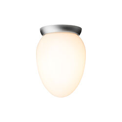 Rizzatto 171 Ceiling Lamp, satin silver/opal, Nuura