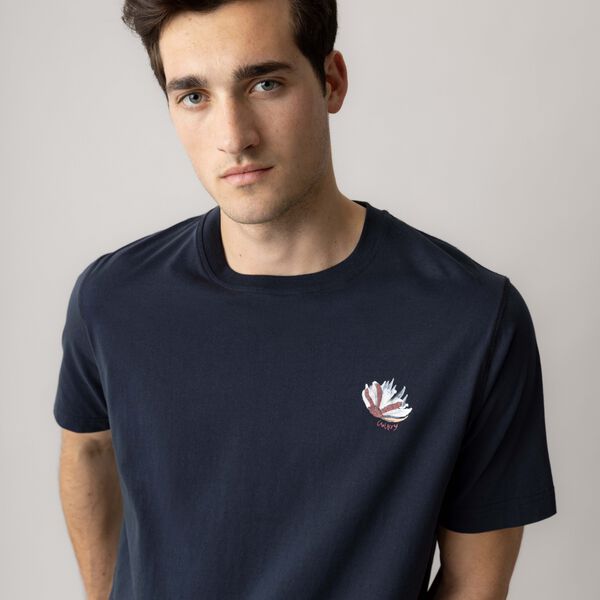 MMGMotion Flower Tee, salute navy, MOS MOSH Gallery