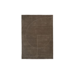 Lineal Poem golvmatta, moss, Linie Design