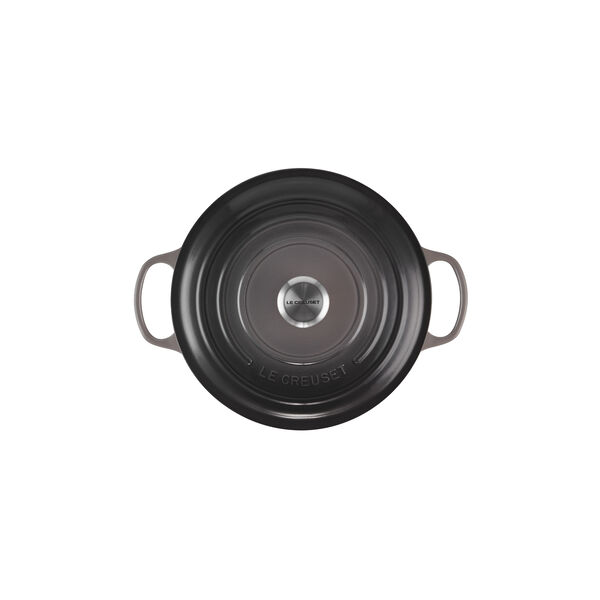 Signature gjutj&auml;rn rund gryta &Oslash; 28 cm, flint, Le Creuset