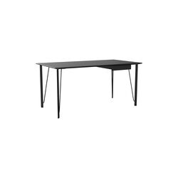 FH3605™ skrivbord med låda, black ash/black, Fritz Hansen