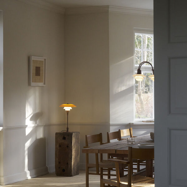 PH 3/2 Bordslampa Centenary Edition, amber/opal white, Louis Poulsen