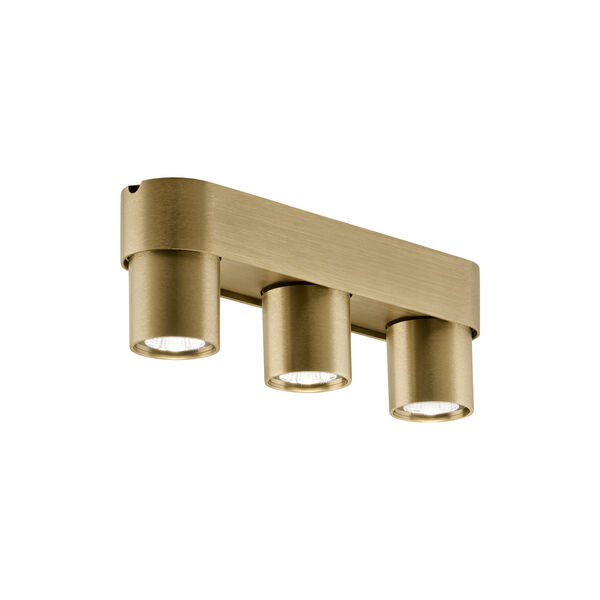AURA C3 taklampa, brass, LIGHT-POINT