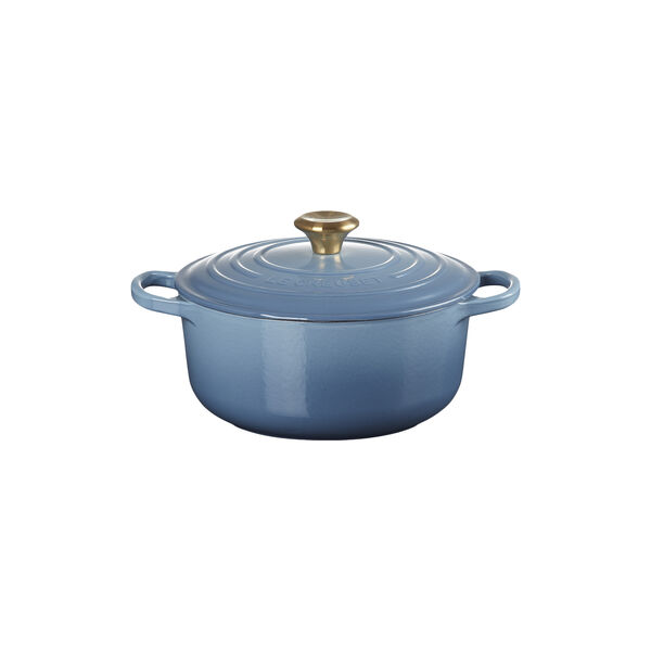 Signature gjutj&auml;rn rund gryta &Oslash; 20 cm, chambray, Le Creuset