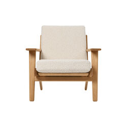CH290 Lounge Chair, 1501 eggshell/oiled oak, Carl Hansen & Søn
