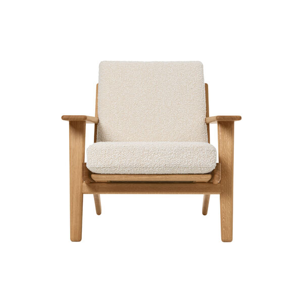 CH290 Lounge Chair, 1501 eggshell/oiled oak, Carl Hansen & Søn