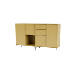 COUPLE Sideboard with Chrome Legs, 157 cumin, Montana Furniture