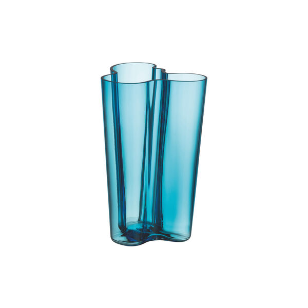 Alvar Aalto vase 25 cm, turquoise, Iittala