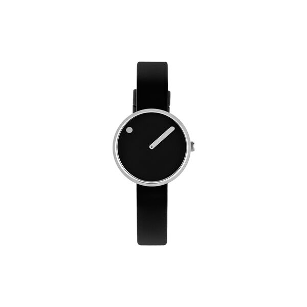 Picto armbandsur, svart/stål Picto armbandsur, svart/stål, Picto