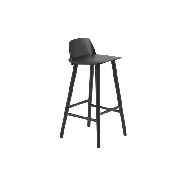 Nerd Bar stool, black, Muuto