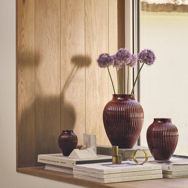 Knabstrup vas, ripple berry, Knabstrup Keramik