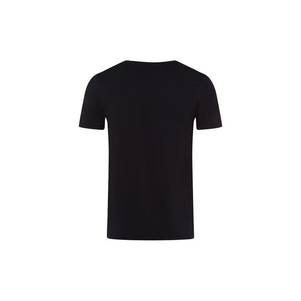Cotton Superior SS Shirt, black Cotton Superior SS Shirt, black, HANRO