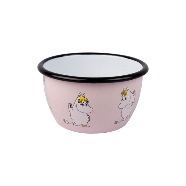 Snorkmaiden Enamel Bowl, pink, Muurla