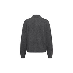 SLTone Polo Cardigan | Grey Melange | Cardigan, Soaked in Luxury