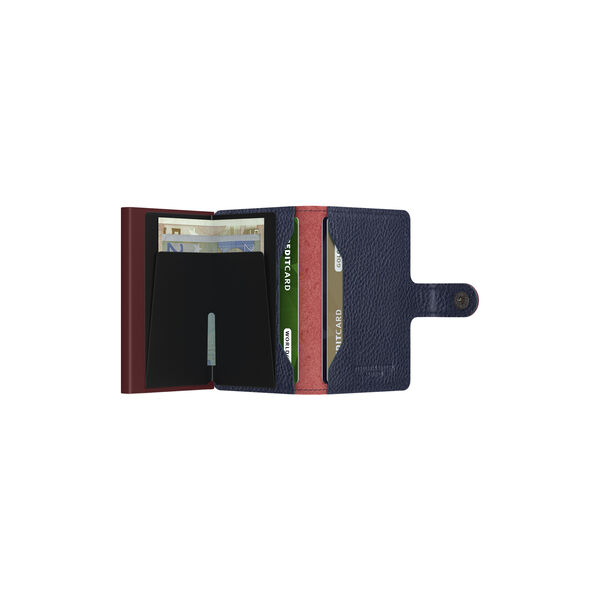 Miniwallet, vegetable tanned rosso/bordeaux, Secrid
