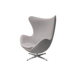 Ägget™ 3316 Loungestol, Re-wool 108 off white/natural, Fritz Hansen