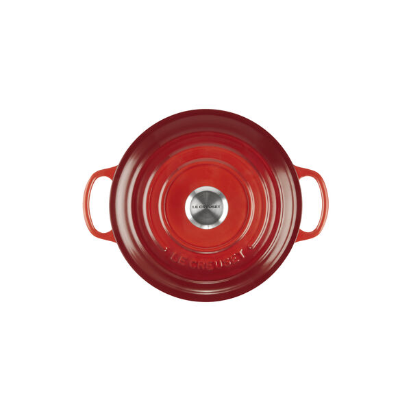 Signature gjutj&auml;rn rund gryta &Oslash; 20 cm, cerise, Le Creuset