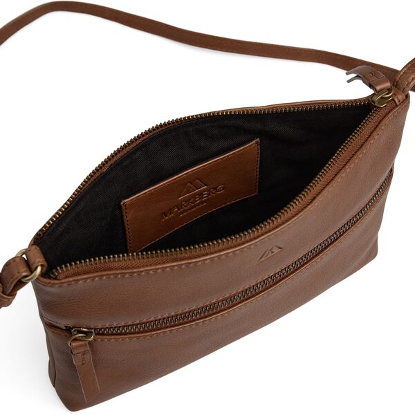 JolieMBG Crossbody Bag Soft Vintage, cognac w/br. gold, Markberg