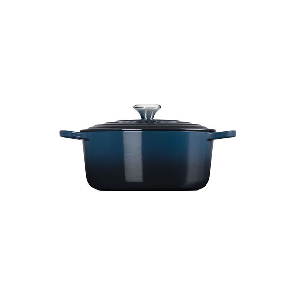 Signature gjutj&auml;rn rund gryta &Oslash; 26 cm, nuit, Le Creuset