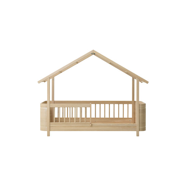 Wood Mini+ House Bed, oak, Oliver Furniture