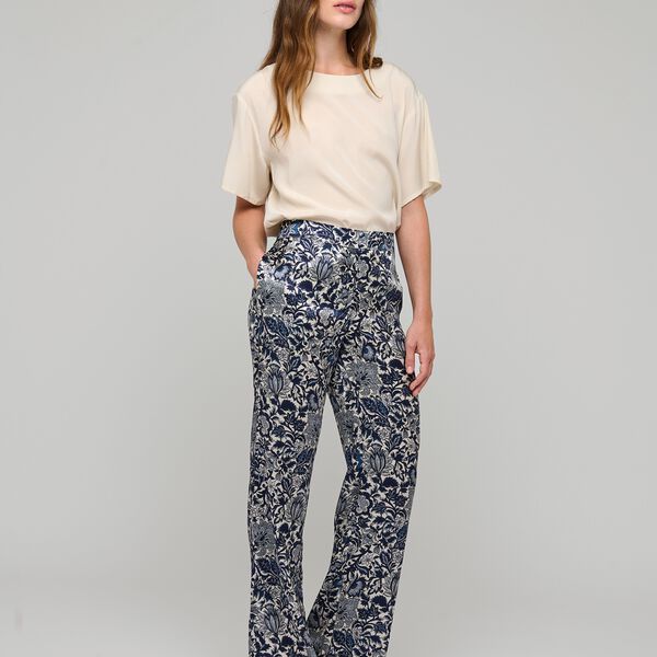 CocoDEA Trousers Straight Leg, dentelle midnight, Dea Kudibal