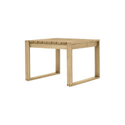 BK16 sidebord, obehandlad teak, Carl Hansen & Søn