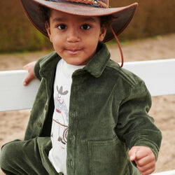 Corduroy Overshirt, dark green Corduroy Overshirt, dark green, Copenhagen Colors Organics