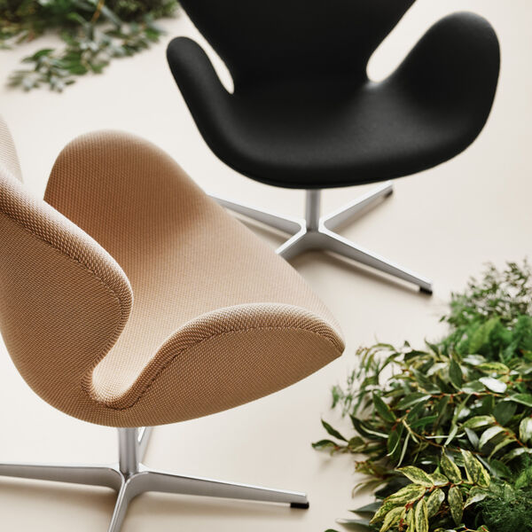 Swan&trade; 3320 Loungestol, sand/peach 0238, Fritz Hansen