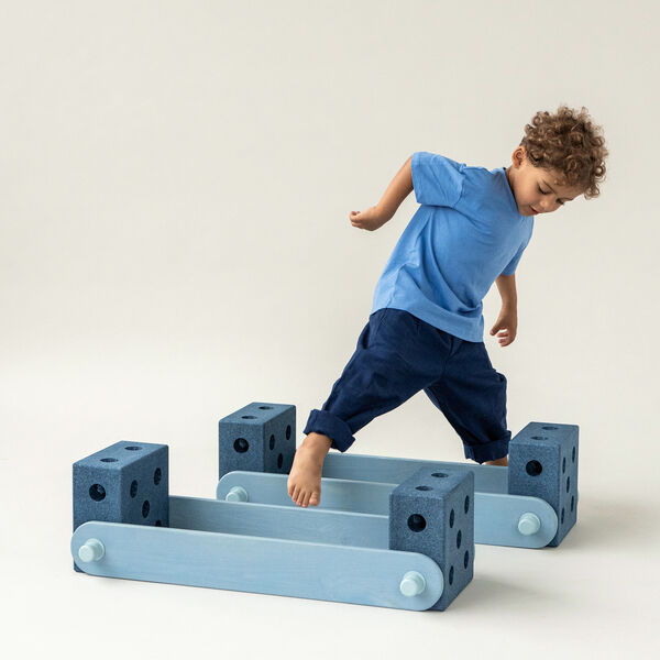 Balansbana, deep blue/sky blue, MODU