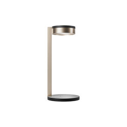 BLADE T2 SLIM bordslampa, matt black/satin gold, LIGHT-POINT