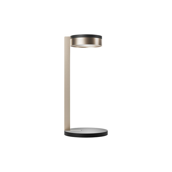 BLADE T2 SLIM bordslampa, matt black/satin gold, LIGHT-POINT