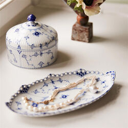 Blue Fluted Full Lace Assiette, Royal Copenhagen