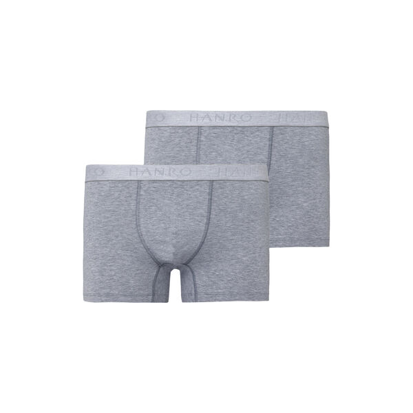 Cotton Essentials boxer briefs 2-pack, light melange Cotton Essentials boxer briefs 2-pack, light melange, HANRO