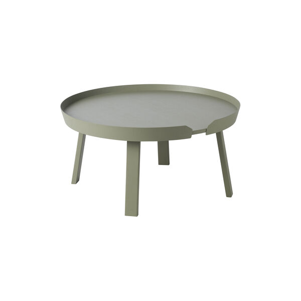 Around Coffee Table, dusty green, Muuto
