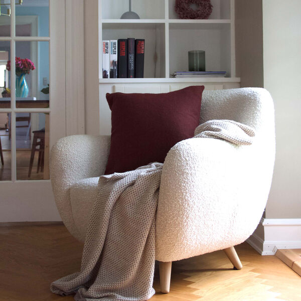 Classic kuddfodral, plum, ELVANG